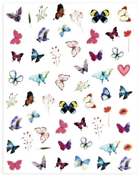 JUSTNAILS Sticker Butterfly 805
